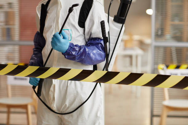Professional Biohazard technician working in Manvel, TX